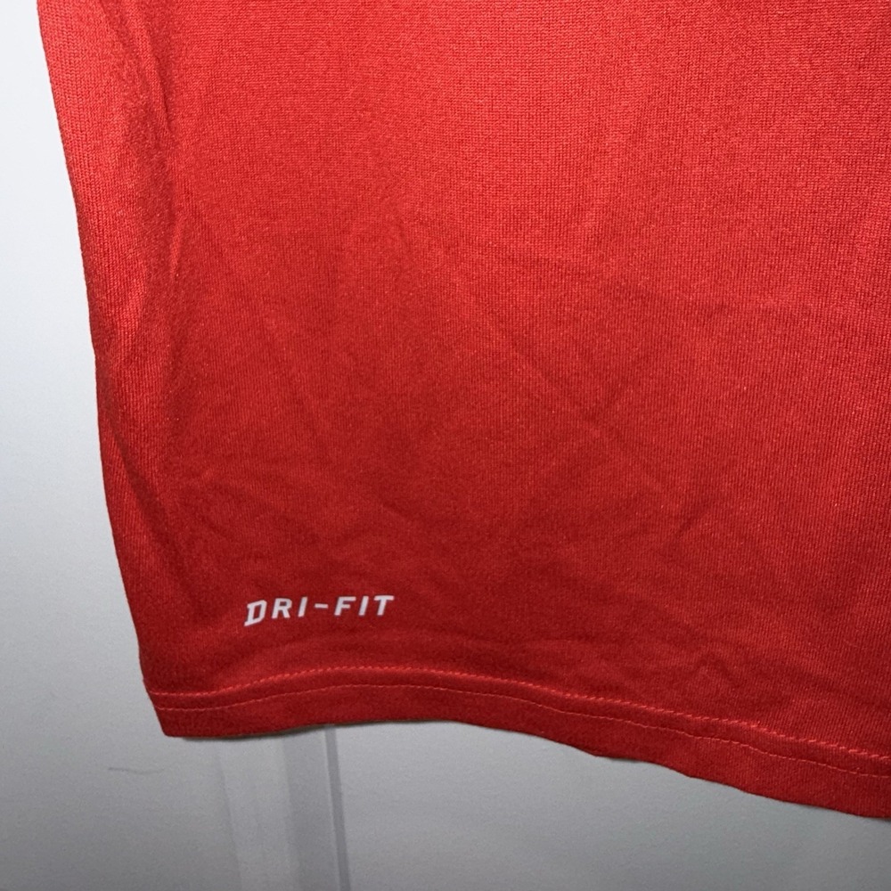 Nike Ohio State Buckeyes Shirt Mens XL Red Dri Fit NCAA Football T Shirt - Picture 5 of 5